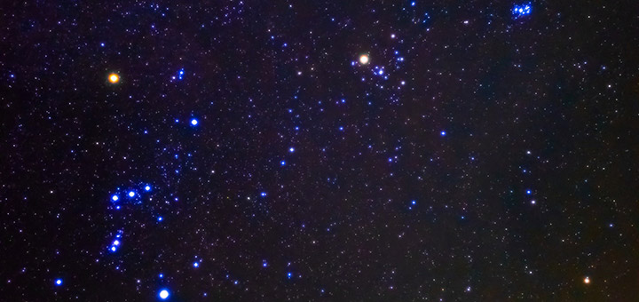 Orion, Stier und Plejaden