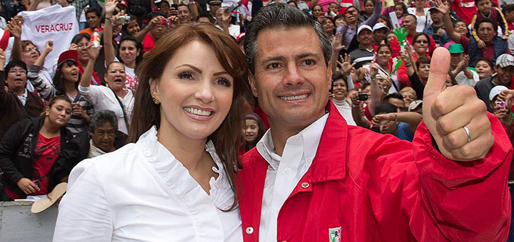 Peña Nieto und Rivera im Wahlkampf