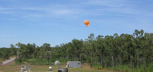 Wetterballon in Australien