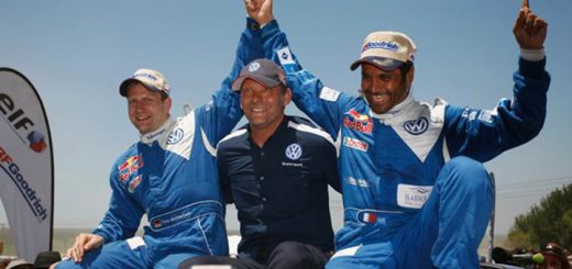 VW-Gewinner-Team der Rallye Dakar