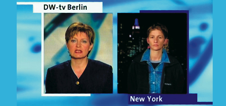 Silke Grasreiner bei DW-TV