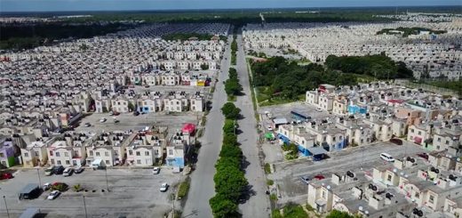 Arbeitersiedlung in Cancún