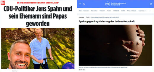 Schlagzeilen in der deutschen Presse über Spahn